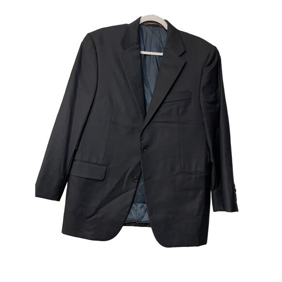 Hickey-Freeman Other - Hickey Freeman Tasmanian Super 130's Wool Double Breasted Coat Business Jacket